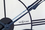 NeXtime NE-3255 Wandklok Cleopatra Mirror Dia 56cm Glas Zwart_