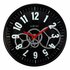 NeXtime NE-3259ZW Moderne Gear Wandklok 36 cm Zwart/Wit_