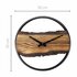 NeXtime NE-3264BR Wandklok Forest 30 cm Hout/Zwart Metaal_