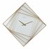 NeXtime NE-3268 Turning Square Wandklok Groot 85 cm Goud/Wit/Metaal_