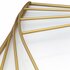 NeXtime NE-3268 Turning Square Wandklok Groot 85 cm Goud/Wit/Metaal_