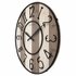 NeXtime NE-3279BR Grote Wandklok Oxford 50 cm Hout/Zwart Metaal_