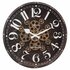 NeXtime NE-3282ZW Klok Henry 50 cm + Bewegende Tandwielen Zwart_