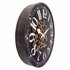 NeXtime NE-3282ZW Klok Henry 50 cm + Bewegende Tandwielen Zwart_