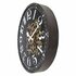 NeXtime NE-3282ZW Klok Henry 50 cm + Bewegende Tandwielen Zwart_