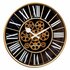 NeXtime NE-3283ZW Gear Klok William + Bewegende Tandwielen 50 cm Zwart_