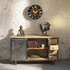 NeXtime NE-3283ZW Gear Klok William + Bewegende Tandwielen 50 cm Zwart_