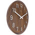NeXtime NE-3284BR Grote Wandklok - 50cm- Stille Klok - Walnoot Hout - "Precious"_