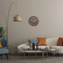 NeXtime NE-3284BR Grote Wandklok - 50cm- Stille Klok - Walnoot Hout - "Precious"_