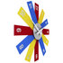 NeXtime NE-3285DI Design Wandklok - 40cm- Stille Klok - Multicolor - Acryl - "Plexi"_