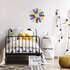 NeXtime NE-3285DI Design Wandklok - 40cm- Stille Klok - Multicolor - Acryl - "Plexi"_