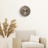 NeXtime NE-3286BR Metalen Wandklok - 40cm - Stille Klok - Bruin - Metaal - "Sunny"_