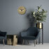 NeXtime NE-3286GO Metalen Wandklok - 40cm - Stille Klok - Goud - "Sunny"_