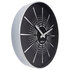 NeXtime NE-3287ZW Stille Wandklok - 40cm- Zwart - Metaal - "Excentric"_
