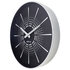 NeXtime NE-3287ZW Stille Wandklok - 40cm- Zwart - Metaal - "Excentric"_