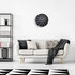 NeXtime NE-3287ZW Stille Wandklok - 40cm- Zwart - Metaal - "Excentric"_