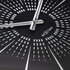 NeXtime NE-3287ZW Stille Wandklok - 40cm- Zwart - Metaal - "Excentric"_