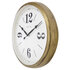 NeXtime NE-3290GO Landelijke Wandklok - 39cm - Stille Klok - Wit/ Goud- "Classic"_
