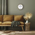NeXtime NE-3290GO Landelijke Wandklok - 39cm - Stille Klok - Wit/ Goud- "Classic"_