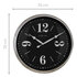 NeXtime NE-3290ZI Landelijke Wandklok - 39cm - Stille Klok - Wit/ ZIlver - "Classic"_