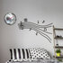NeXtime NE-3293 Stille Wandklok - 35cm - Discobal - Koepelvormig Glas - "Disco Ball"_