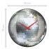 NeXtime NE-3293 Stille Wandklok - 35cm - Discobal - Koepelvormig Glas - "Disco Ball"_