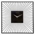 NeXtime Wandklok Vierkant 45x45x15 cm Zwart/Metaal_