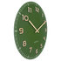 NeXtime NE-3314GC Wandklok Dia 40cm Groen Glas/Aluminium Classy Medium_
