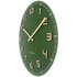 NeXtime NE-3314GC Wandklok Dia 40cm Groen Glas/Aluminium Classy Medium_