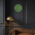 NeXtime NE-3314GC Wandklok Dia 40cm Groen Glas/Aluminium Classy Medium_