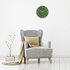 NeXtime NE-3314GC Wandklok Dia 40cm Groen Glas/Aluminium Classy Medium_