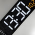 NeXtime NE-3322 Wandklok Super Digi 38,8x12,9 Cm_