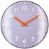 NeXtime NE-3542LA Glazen Wandklok Duomo 35 cm Lavendel/Rood_