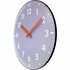 NeXtime NE-3542LA Glazen Wandklok Duomo 35 cm Lavendel/Rood_