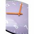 NeXtime NE-3542LA Glazen Wandklok Duomo 35 cm Lavendel/Rood_