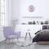 NeXtime NE-3542LA Glazen Wandklok Duomo 35 cm Lavendel/Rood_