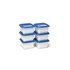 Day To Day Alaska Diepvriesbakken 6x200 ml Blauw/Wit_