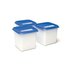 Day To Day Alaska Diepvriesbakken 3x1200 ml Blauw/Wit_