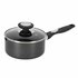 Beka Pro Induc Steelpan met Glazen Deksel 16 cm Zwart_