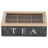 Daily Home TEA Theedoos met 6 Vakken MDF/Glas_