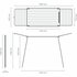 Brabantia HangOn Too Droogrek 22 m Drooglengte Mat Zwart_
