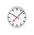 NeXtime NE-3998ST Wandklok Dia. 19 Cm, Geborsteld Aluminium, 'Station'_