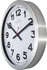 NeXtime NE-3999ARRC Wandklok Dia. 35 Cm, Aluminium, Wit, 'Station' Radio Controlled (DCF)_