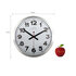NeXtime NE-3999ARRC Wandklok Dia. 35 Cm, Aluminium, Wit, 'Station' Radio Controlled (DCF)_