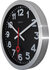 NeXtime NE-3999ARZW Wandklok Dia. 35 Cm, Geborsteld Aluminium, 'Station'_