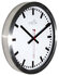NeXtime NE-3999STRC Wandklok Dia. 35 Cm, Aluminium, Wit, 'Station' Radio Controlled (DCF)_