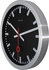 NeXtime NE-3999STZW Wandklok Dia. 35 Cm, Geborsteld Aluminium, 'Station'_