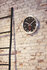 NeXtime NE-3999STZW Wandklok Dia. 35 Cm, Geborsteld Aluminium, 'Station'_