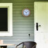 NeXtime NE-4301BR Buitenwandklok 22CM Metaal Bruin Poppy_