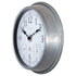NeXtime NE-4304GA Buitenweerstationklok 40cm Metaal Gegalvaniseerd Tulip_